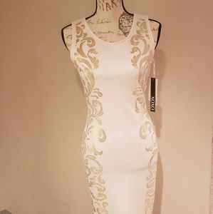 XOXO Gold Accent Dress